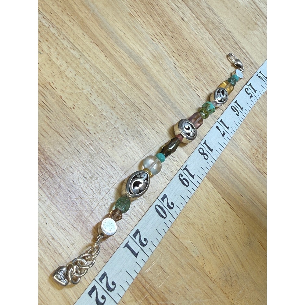 Boho Eclectic Colorful Beaded Artisan Brighton Bracelet - Picture 8 of 11